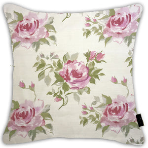 Watercolour Rose Cushion Cover